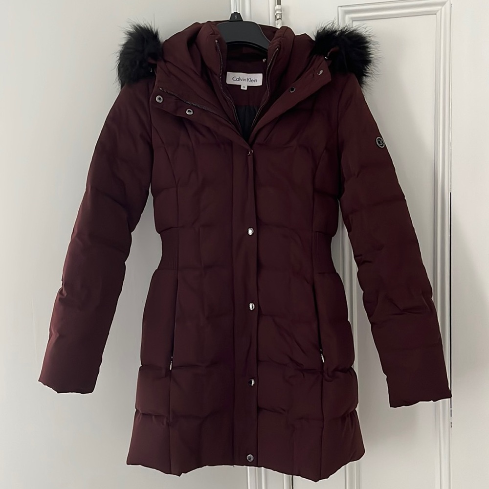 Calvin Klein Hooded Puffer Coat. Great Condition!